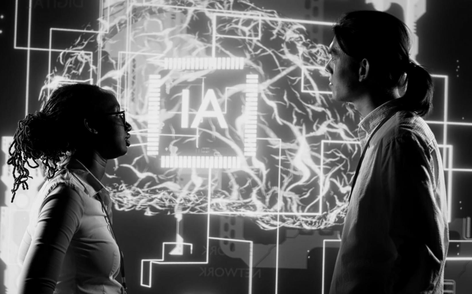 Moderne KI-Server und Cloud-Computing Hardware